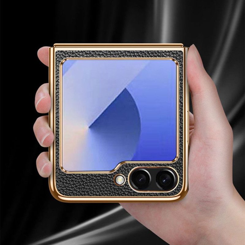 Kuori Samsung Galaxy Z Flip 7 Fe Aitoa Nahkaa