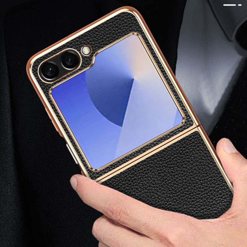 Kuori Samsung Galaxy Z Flip 7 Fe Aitoa Nahkaa