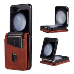 Kuori Samsung Galaxy Z Flip 7 Fe Azns Keinonahkainen Korttikotelo