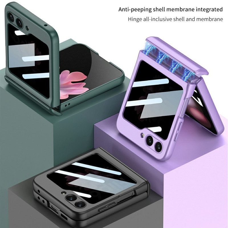 Kuori Samsung Galaxy Z Flip 7 Fe Gkk:n Vakoiluohjelmia Estävä Näytönsuoja