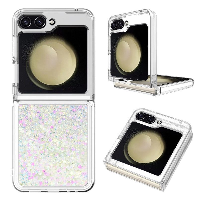 Kuori Samsung Galaxy Z Flip 7 Fe Glitter Suojakuori