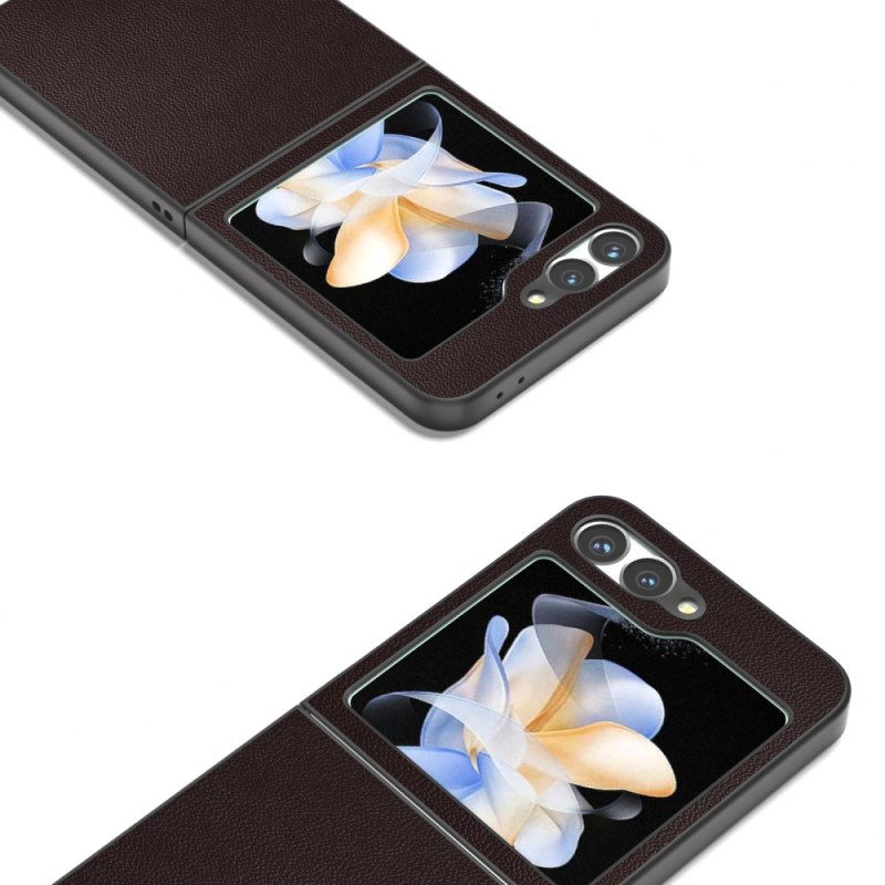 Kuori Samsung Galaxy Z Flip 7 Fe Hienovarainen Nahka Suojakuori