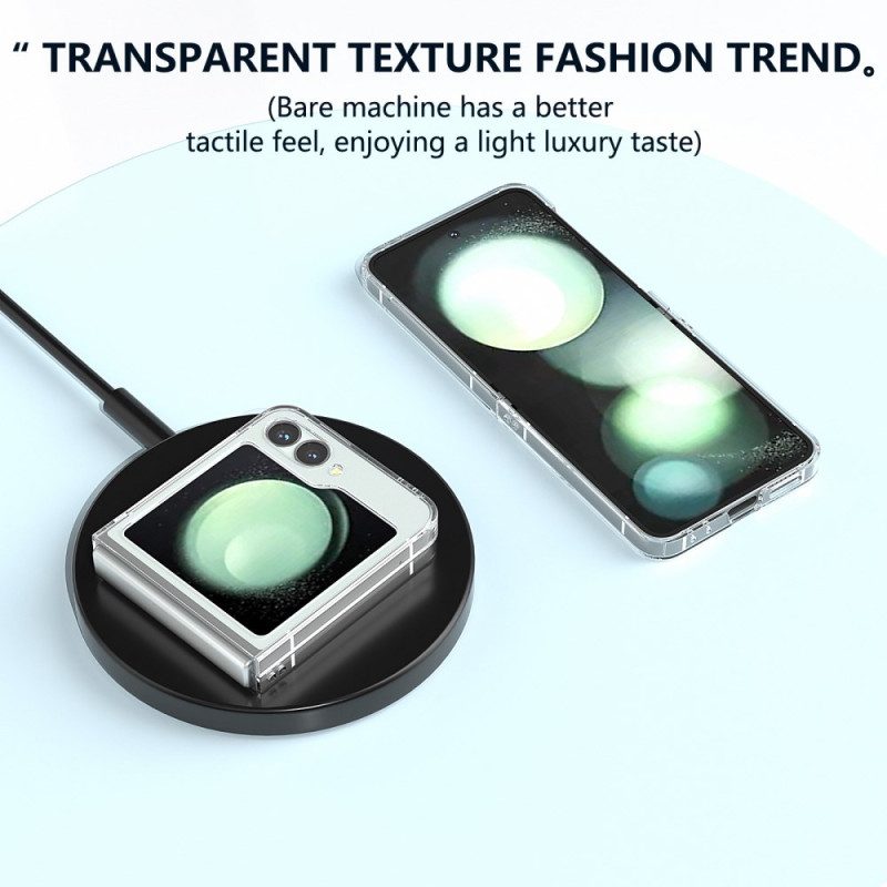 Kuori Samsung Galaxy Z Flip 7 Fe Jäykkä Läpinäkyvä