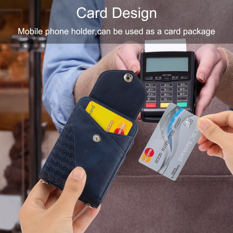 Kuori Samsung Galaxy Z Flip 7 Fe Keinonahkainen Friisi Olkahihnalla Suojakuori