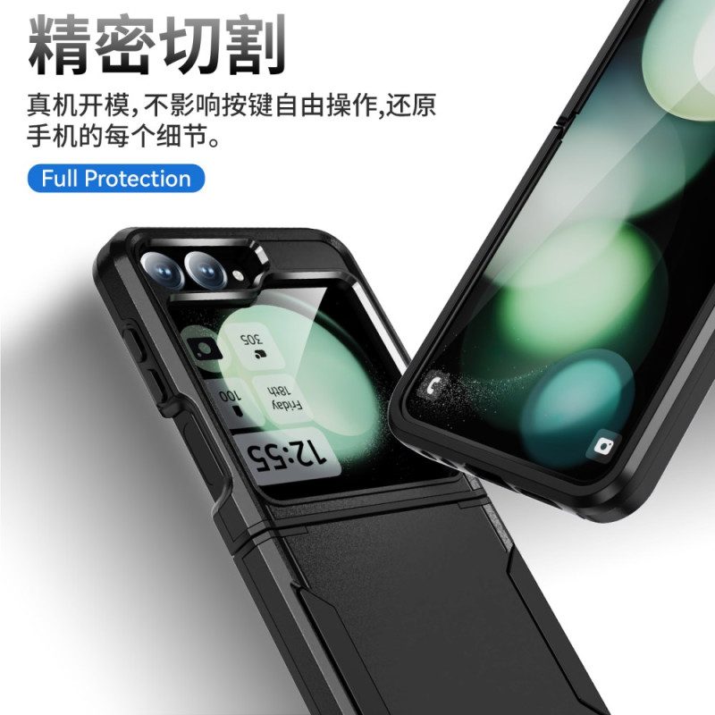 Kuori Samsung Galaxy Z Flip 7 Fe Kestävä Metalliefekti