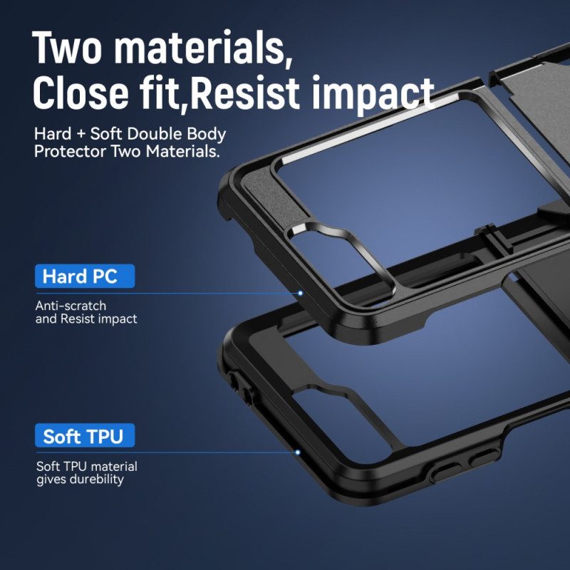 Kuori Samsung Galaxy Z Flip 7 Fe Kestävä Sormuspidikkeellä