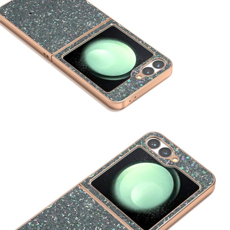 Kuori Samsung Galaxy Z Flip 7 Fe Kimallekuvioinen Suojakuori