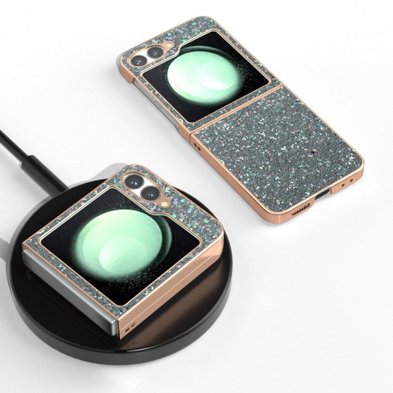 Kuori Samsung Galaxy Z Flip 7 Fe Kimallekuvioinen Suojakuori