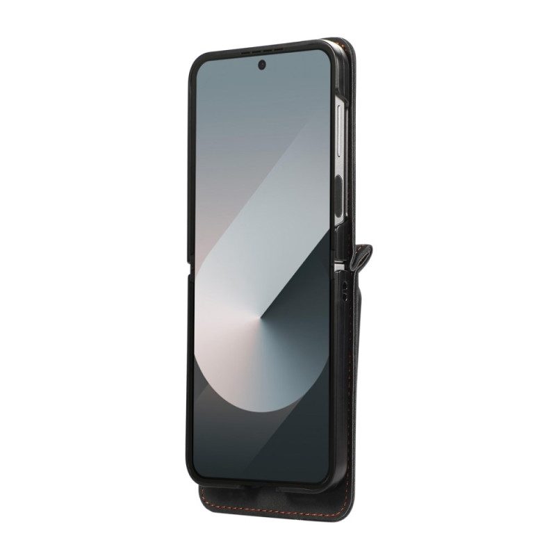 Kuori Samsung Galaxy Z Flip 7 Fe Korttiteline Ja Olkahihna