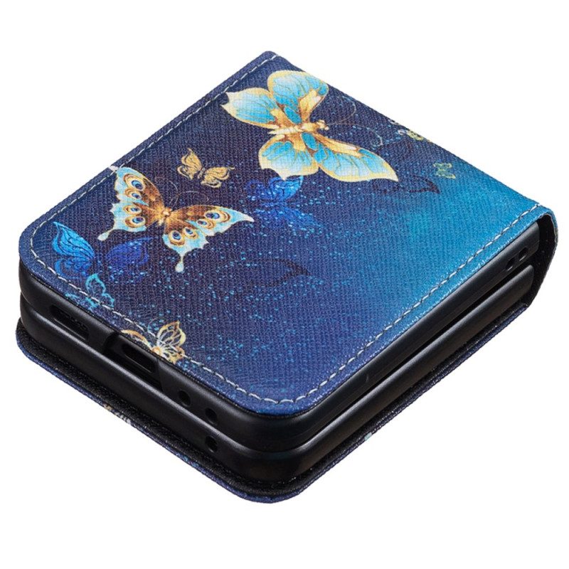 Kuori Samsung Galaxy Z Flip 7 Fe Kultaiset Perhoset