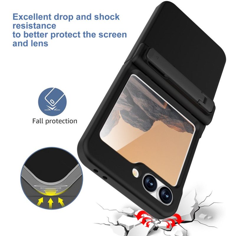 Kuori Samsung Galaxy Z Flip 7 Fe Kumipäällysteinen Viimeistely