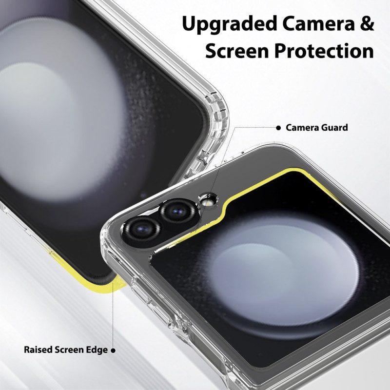 Kuori Samsung Galaxy Z Flip 7 Fe Läpinäkyvä Yksiosainen Muotoilu