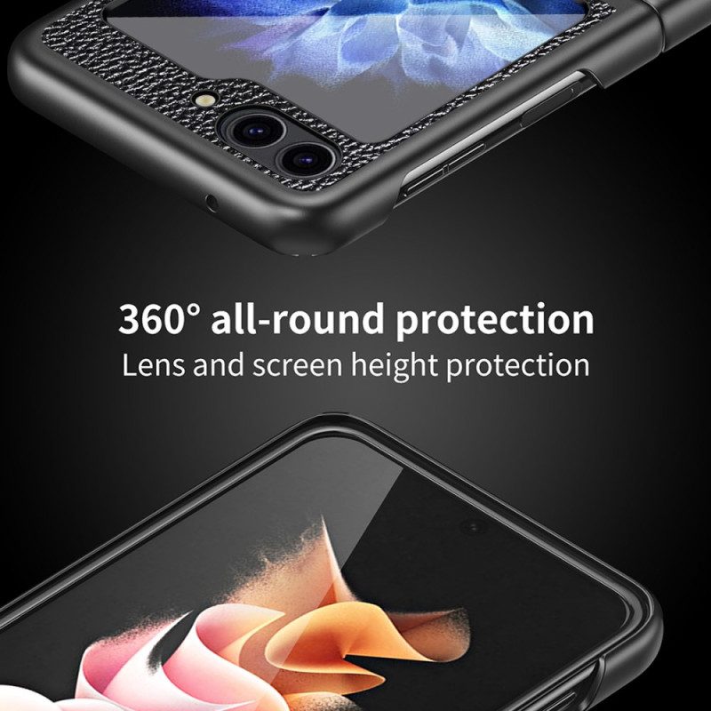 Kuori Samsung Galaxy Z Flip 7 Fe Litsi-keinonahka