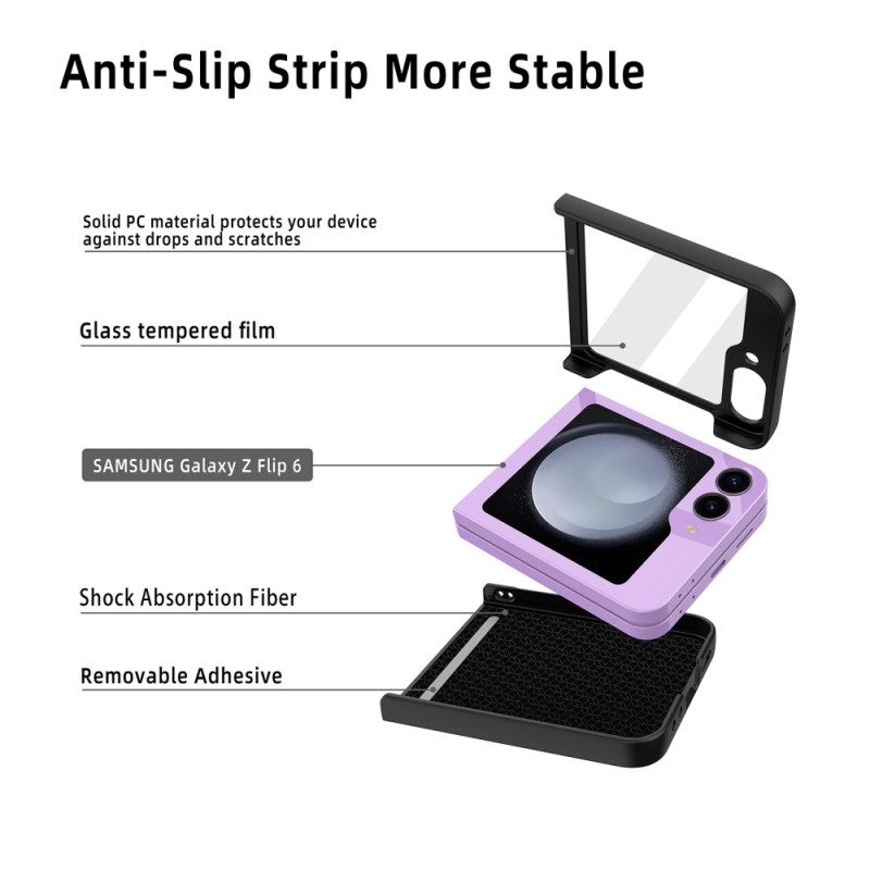 Kuori Samsung Galaxy Z Flip 7 Fe Litsitekstuurikorttikotelo Suojakuori