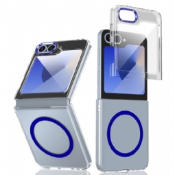 Kuori Samsung Galaxy Z Flip 7 Fe Magsafe-yhteensopiva Läpikuultava Näytönsuojalla