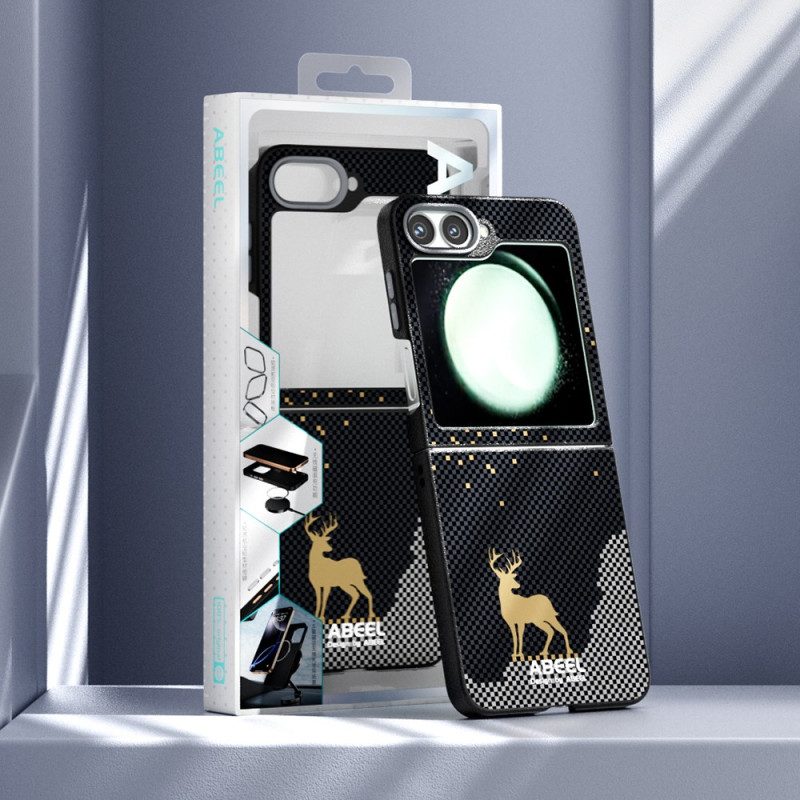 Kuori Samsung Galaxy Z Flip 7 Fe Magsafe-yhteensopiva Peurakuvio Suojakuori