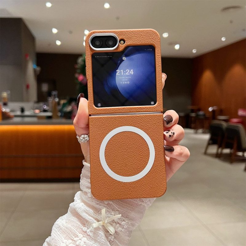 Kuori Samsung Galaxy Z Flip 7 Fe Nahkakuvio Suojakuori