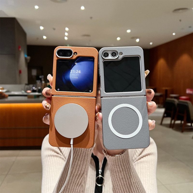 Kuori Samsung Galaxy Z Flip 7 Fe Nahkakuvio Suojakuori