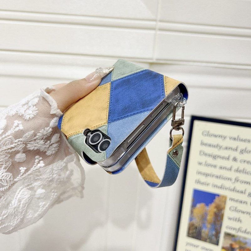 Kuori Samsung Galaxy Z Flip 7 Fe Retro Kissankäpälälukolla