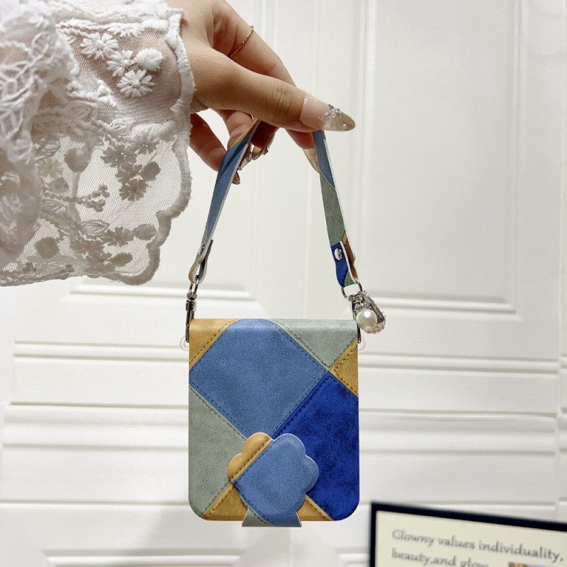 Kuori Samsung Galaxy Z Flip 7 Fe Retro Kissankäpälälukolla