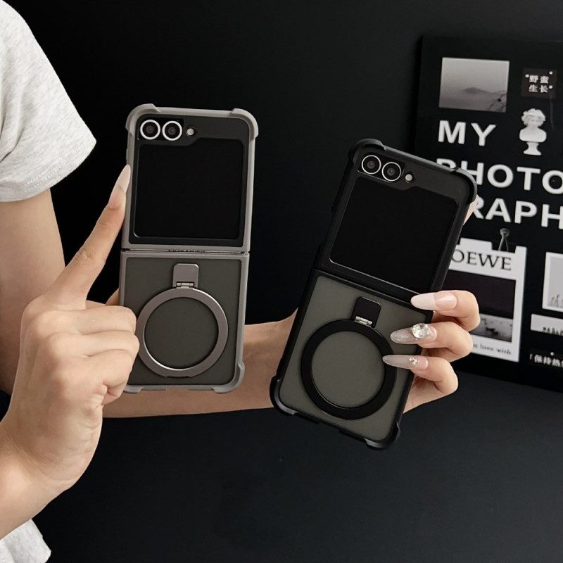 Kuori Samsung Galaxy Z Flip 7 Fe Sisäänrakennettu Magneettinen Jalusta