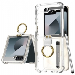 Kuori Samsung Galaxy Z Flip 7 Fe Sormuskotelo Ja Kynä