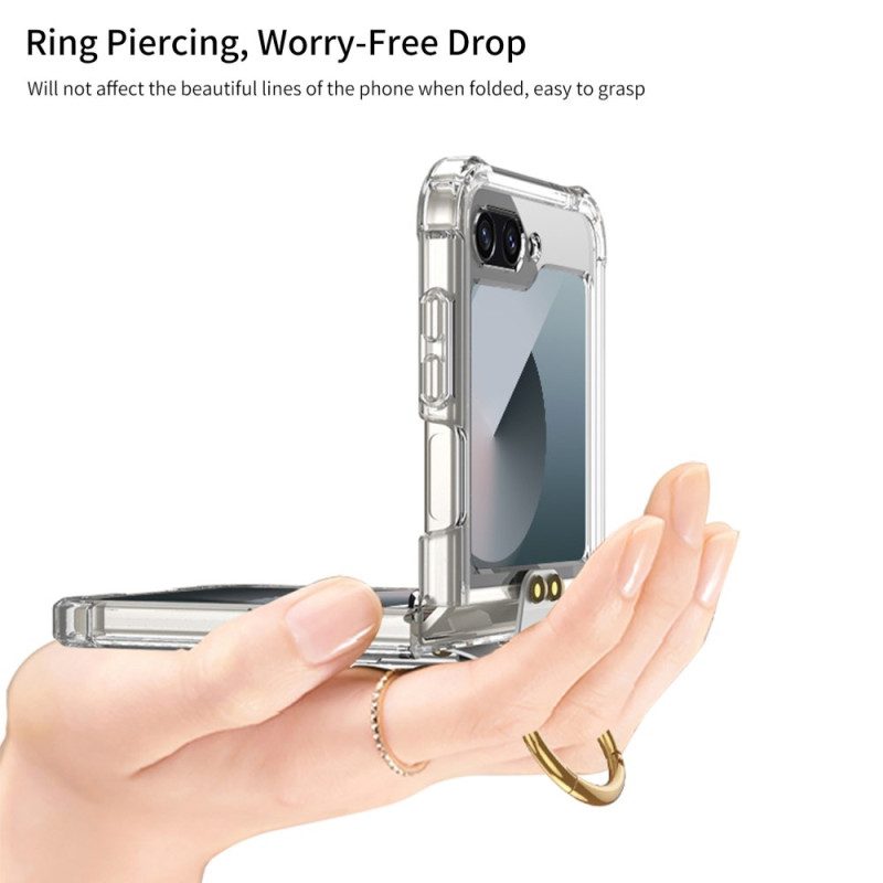 Kuori Samsung Galaxy Z Flip 7 Fe Sormuskotelo Ja Kynä