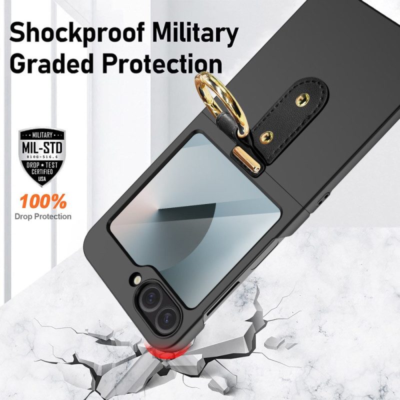 Kuori Samsung Galaxy Z Flip 7 Fe Sormuskotelo Ja Suojakalvo Suojakuori