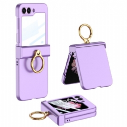 Kuori Samsung Galaxy Z Flip 7 Fe Sormuspidike Ja Gkk-karkaistusta Lasista Valmistettu Näytönsuoja