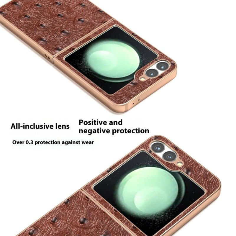 Kuori Samsung Galaxy Z Flip 7 Fe Strutsikuvioinen