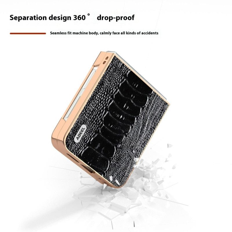 Kuori Samsung Galaxy Z Flip 7 Fe Tyyli: Krokotiilikuvioinen Suojakuori