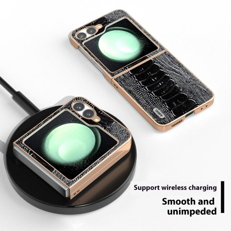 Kuori Samsung Galaxy Z Flip 7 Fe Tyyli: Krokotiilikuvioinen Suojakuori