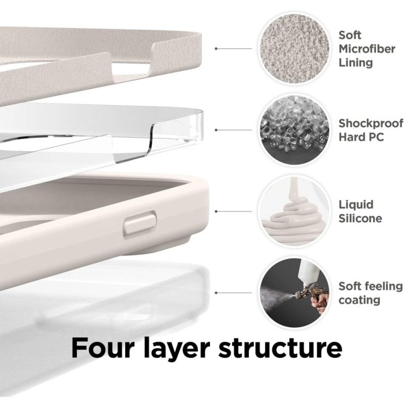 Kuori Samsung Galaxy Z Flip 7 Fe Yksivärinen Suojakuori