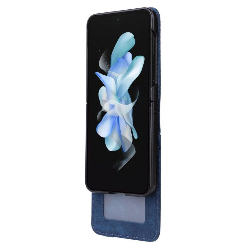 Puhelinkuoret Samsung Galaxy Z Flip 7 Fe Nahkakorttiefekti Pidike
