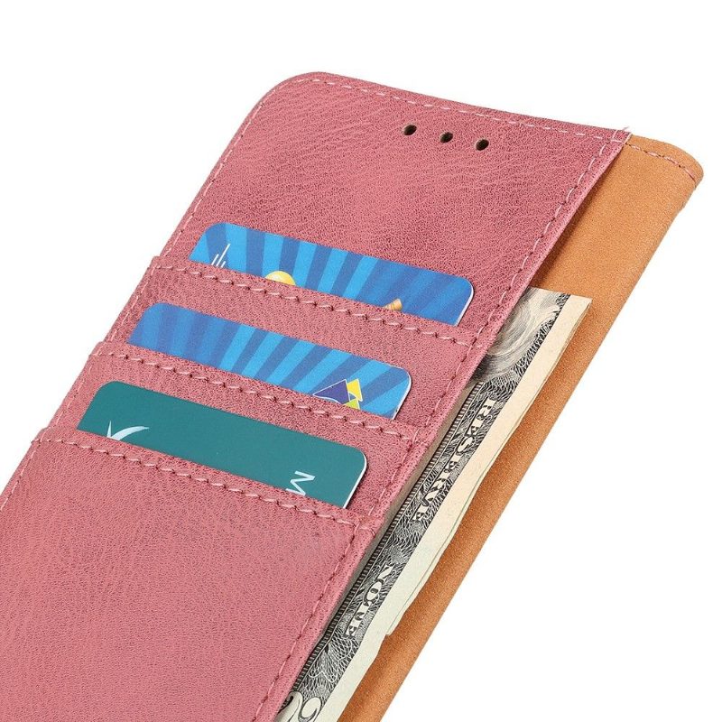 Kotelot Honor 9X Lite Khazneh Leather Effect -korttikotelo - Vaaleanpunainen