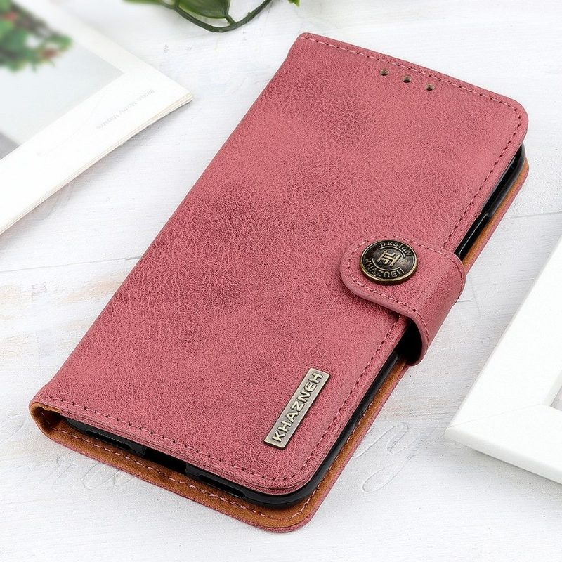 Kotelot Honor 9X Lite Khazneh Leather Effect -korttikotelo - Vaaleanpunainen