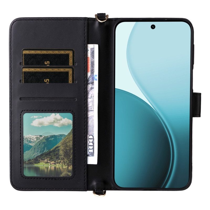 Kotelot Oppo Reno 14f 5g Puhelinkuoret Ensiluokkainen Muotoilu Olkahihnalla Ja Kaulanauhalla