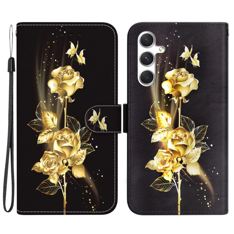 Kuoret Samsung Galaxy S24 5g Kultaiset Ruusut
