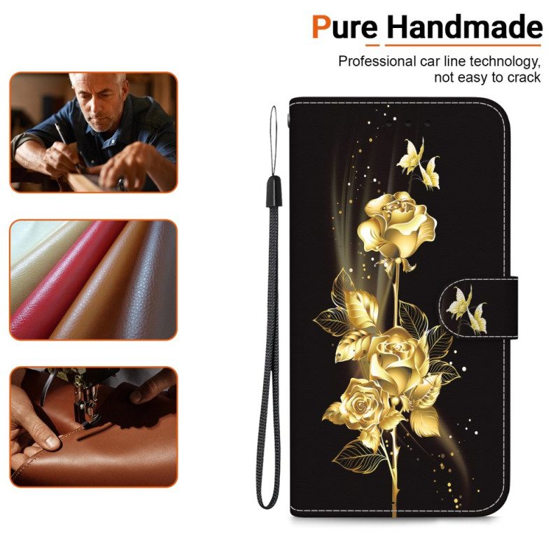 Kuoret Samsung Galaxy S24 5g Kultaiset Ruusut