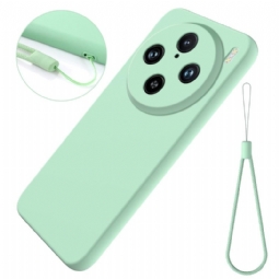 Kuori Vivo X100 Pro Nestemäisestä Silikonista Valmistettu Ranneke Suojakuori