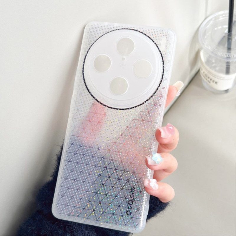 Kuori Vivo X100 Pro Q.coo Bling Aurora -sarja Suojakuori