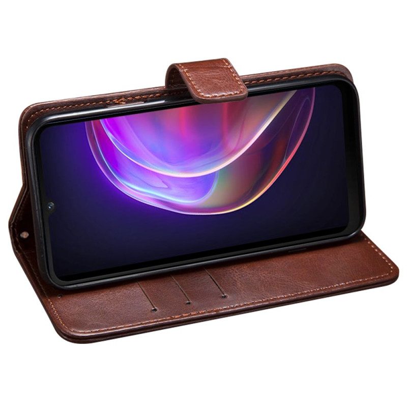 Nahkakotelo Vivo X100 Pro Idewei-keinonahka