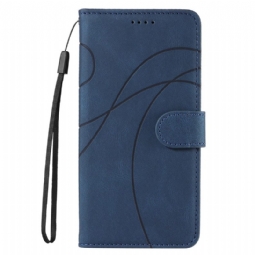 Kotelot Realme C55 Aaltoilevat Viivat Ja Nauha