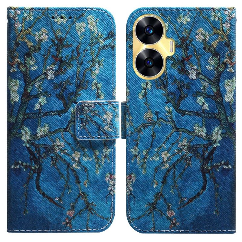 Kotelot Realme C55 Aprikoosin Kukat