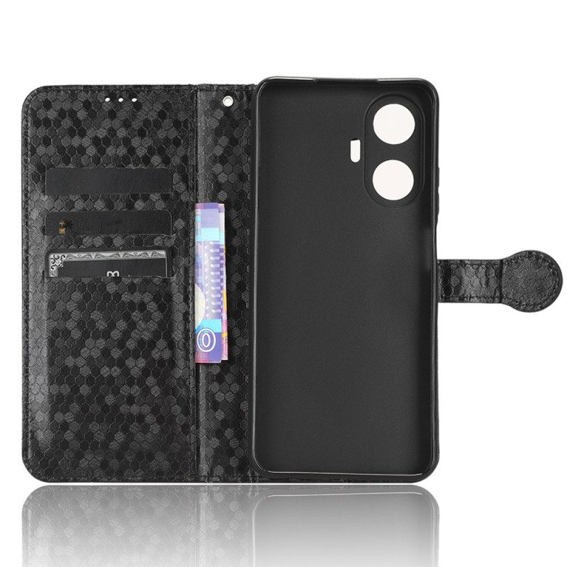 Kotelot Realme C55 Kiiltävät Pisteet Ja Hihna