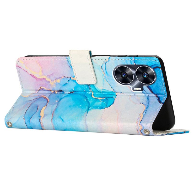 Kotelot Realme C55 Marmori Ja Nauha