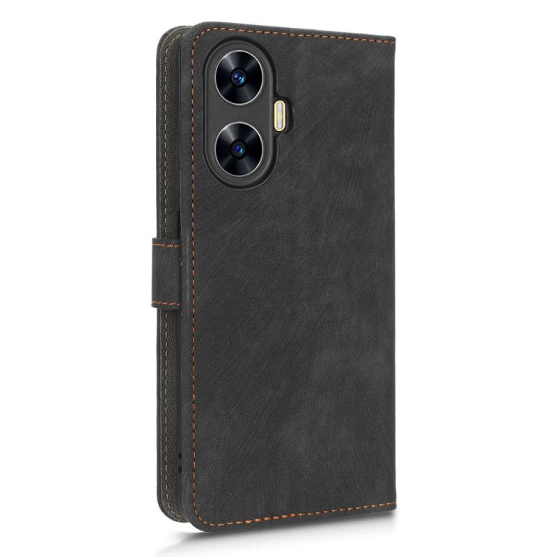 Kotelot Realme C55 Puhelinkuoret Rfid-suojattu Hihnalompakko