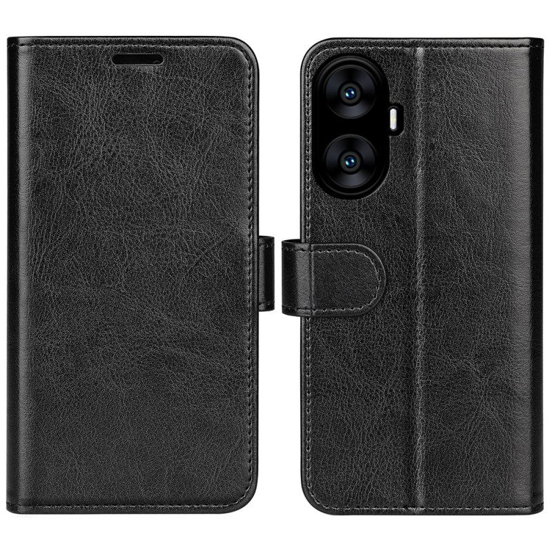 Kuoret Realme C55 Vintage-tekonahkainen Ranneke