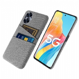 Kuori Realme C55 Kaksinkertainen Kangaskorttipidike