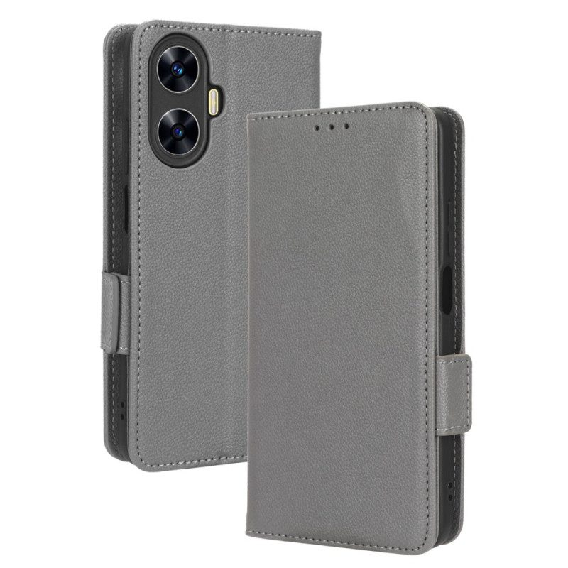 Nahkakotelo Realme C55 Ohut Hihnalompakko